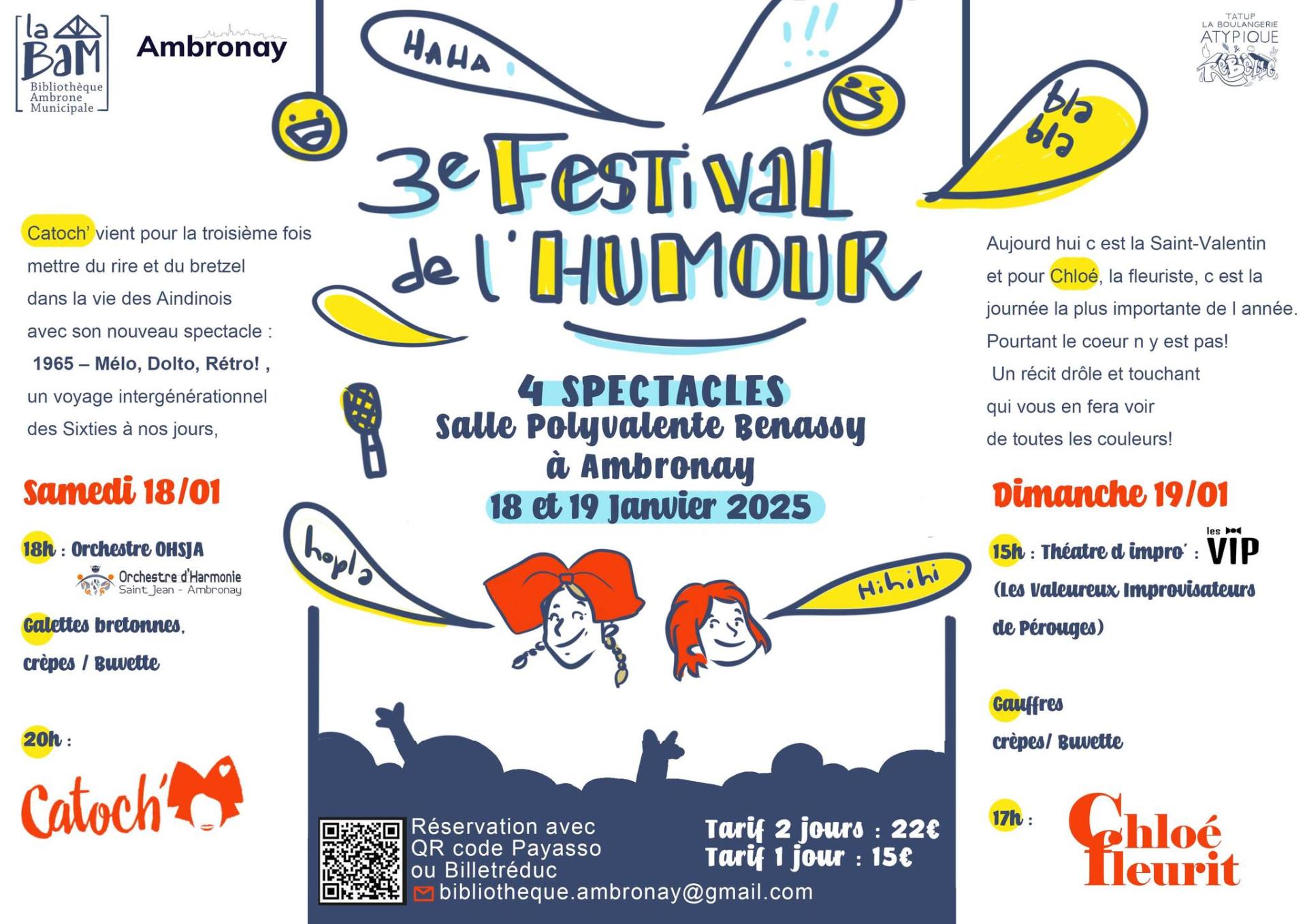 3eme festival d humour bibliotheque ambronay 18 janvier 2025 avec l ohsja