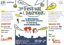 3eme festival d humour bibliotheque ambronay 18 janvier 2025 avec l ohsja