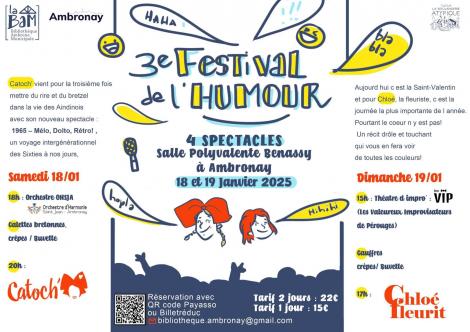 3eme festival d humour bibliotheque ambronay 18 janvier 2025 avec l ohsja