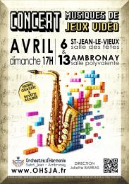 Affiche concerts de printemps 2025 ohsja v250103h1331