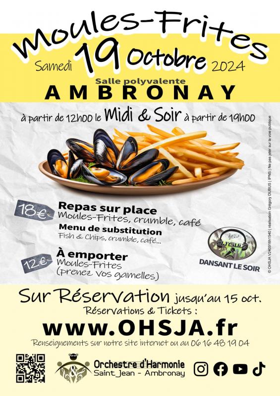 journée moules frites OHSJA 2024